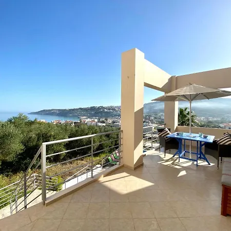 Seaview With Shared Pool, Almyrida